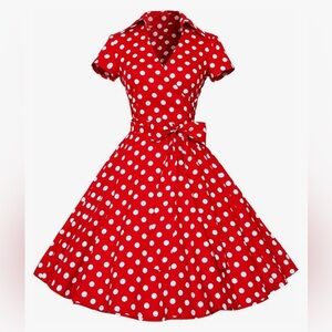 Polka Dot 50s Dress
